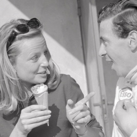 Kates Ecclees avec Jim à Monza en 1967